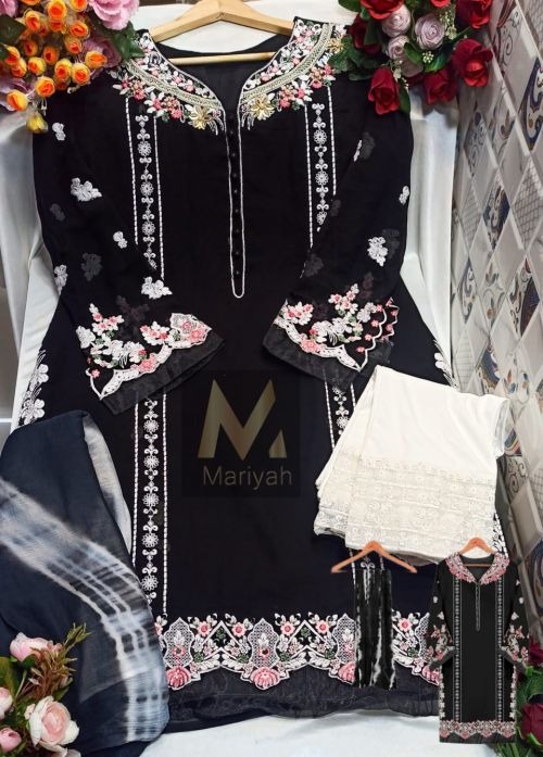Mariyah Designer 13 New Fancy Wear Georgette Ready Made Collection